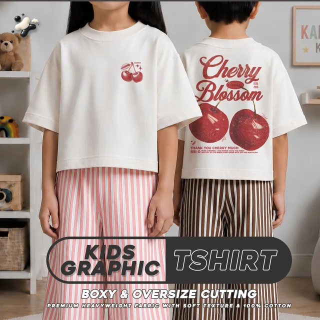 Kaos Cherry Blossom, referensi pemakaian
