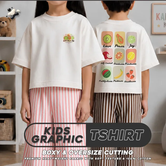 Kaos Love Peace Joy, referensi pemakaian