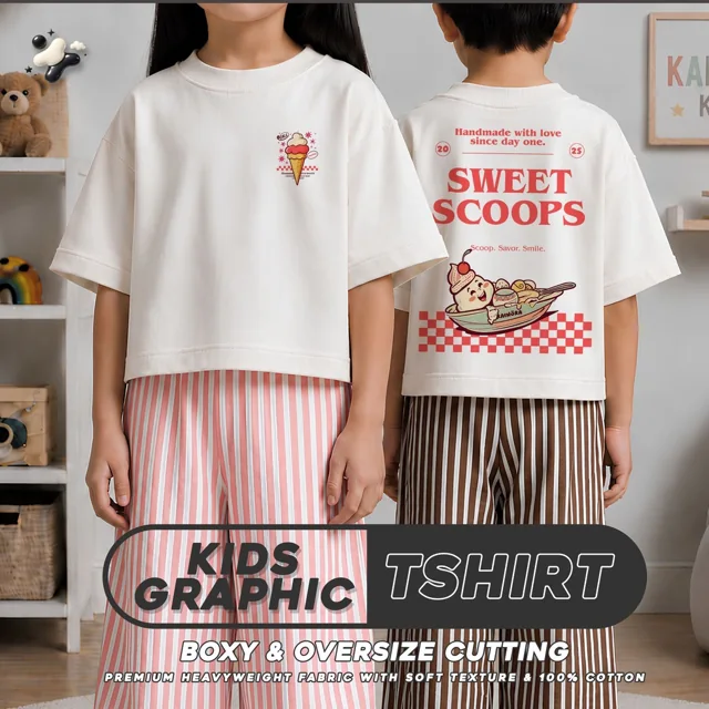 Kaos Sweet Scoops, referensi pemakaian
